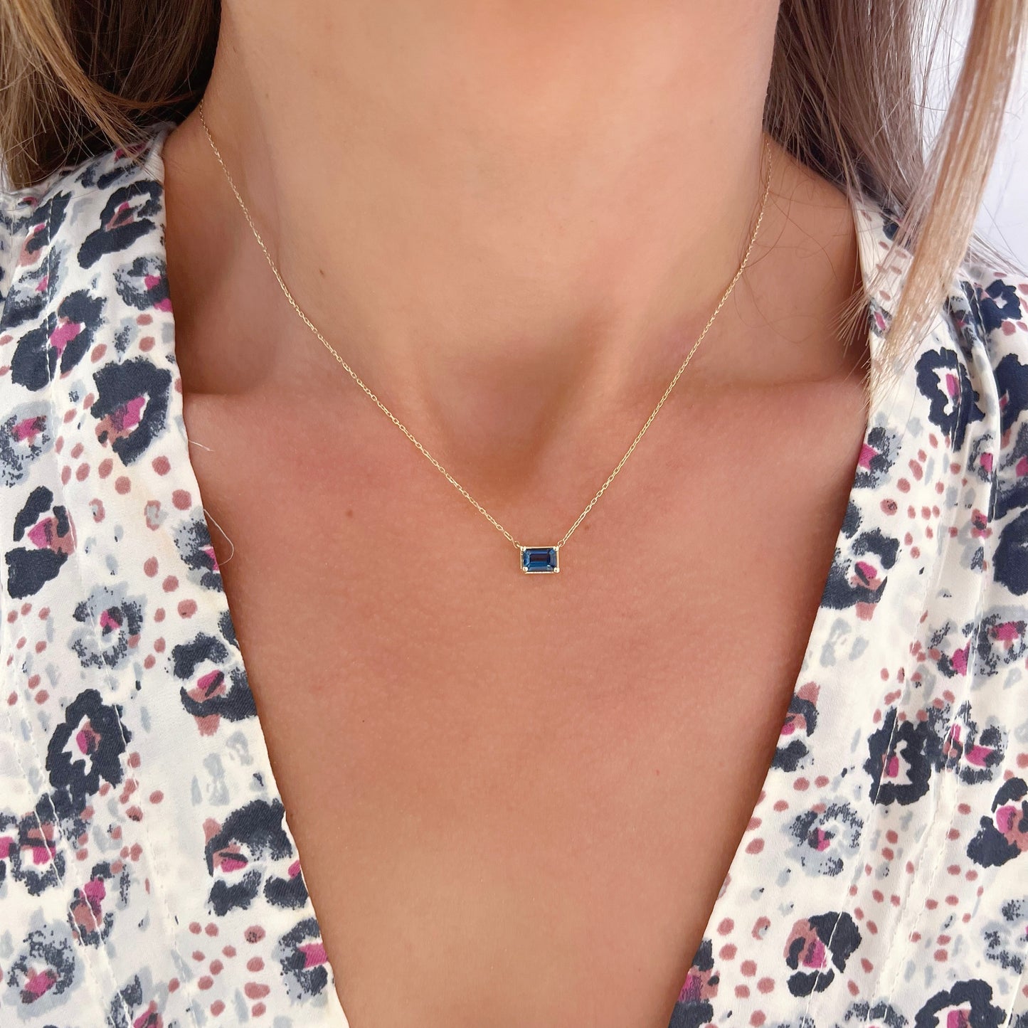 Daphne Necklace - London Blue