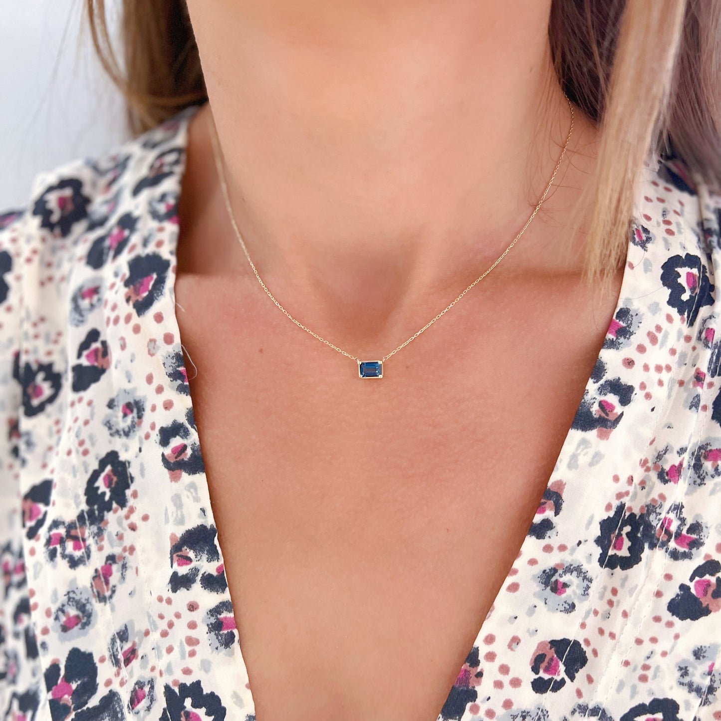 Daphne Necklace - London Blue