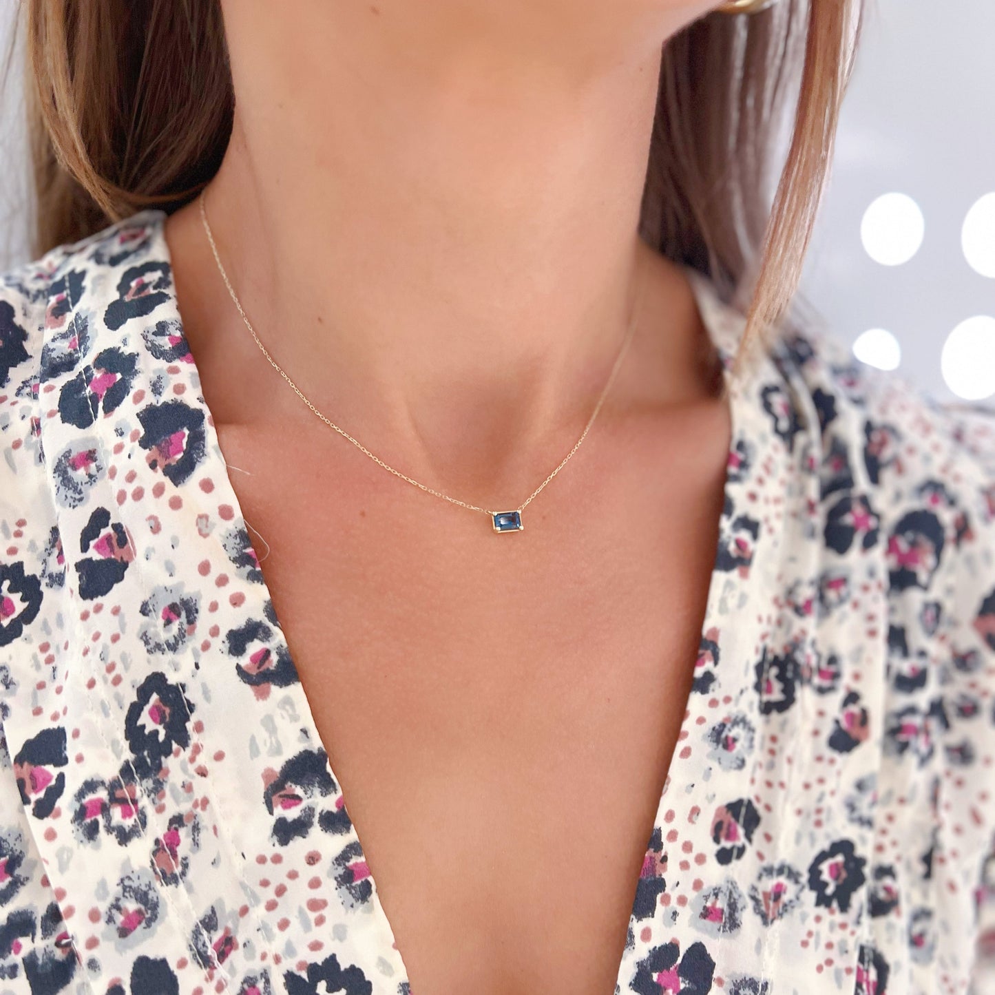 Daphne Necklace - London Blue