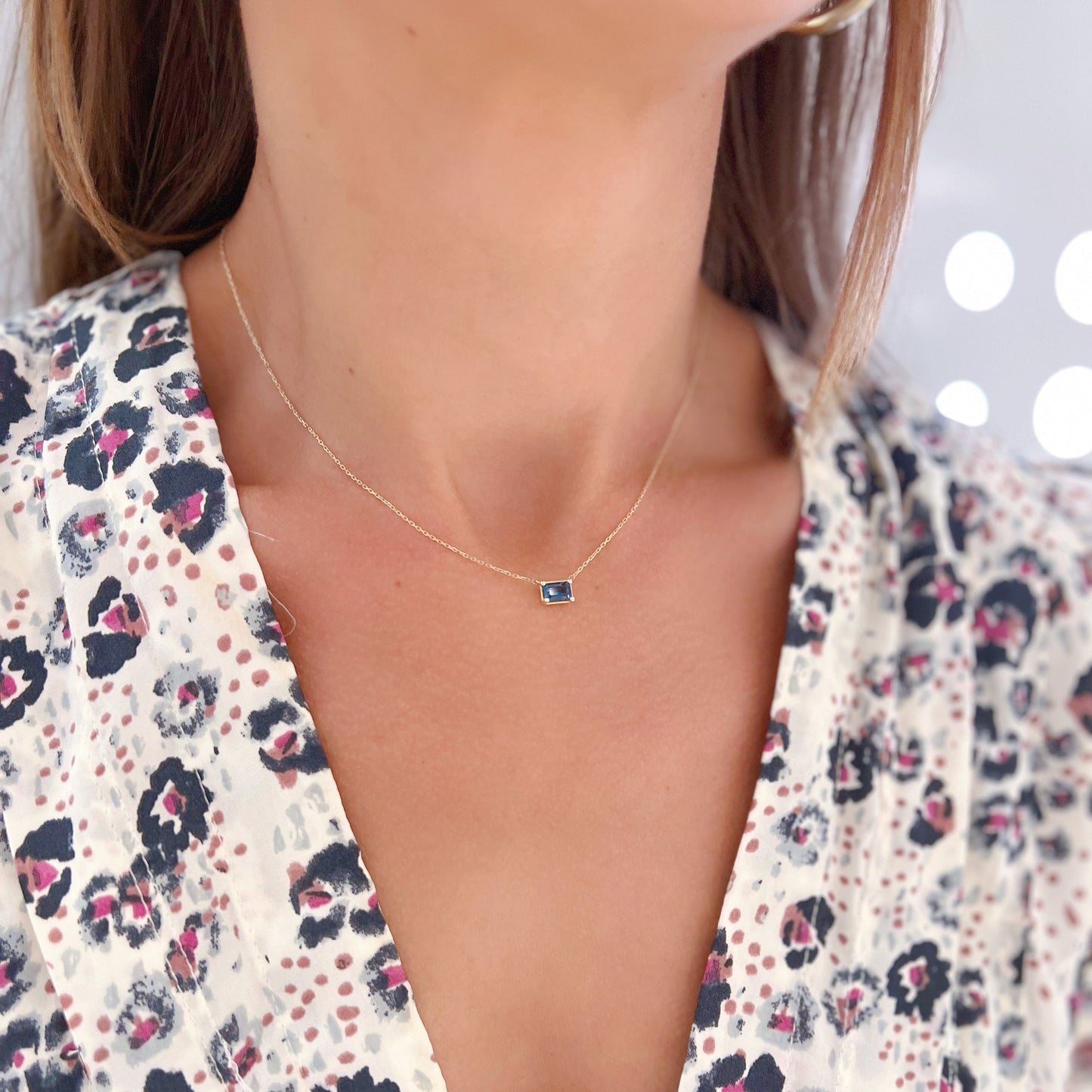 Daphne Necklace - London Blue