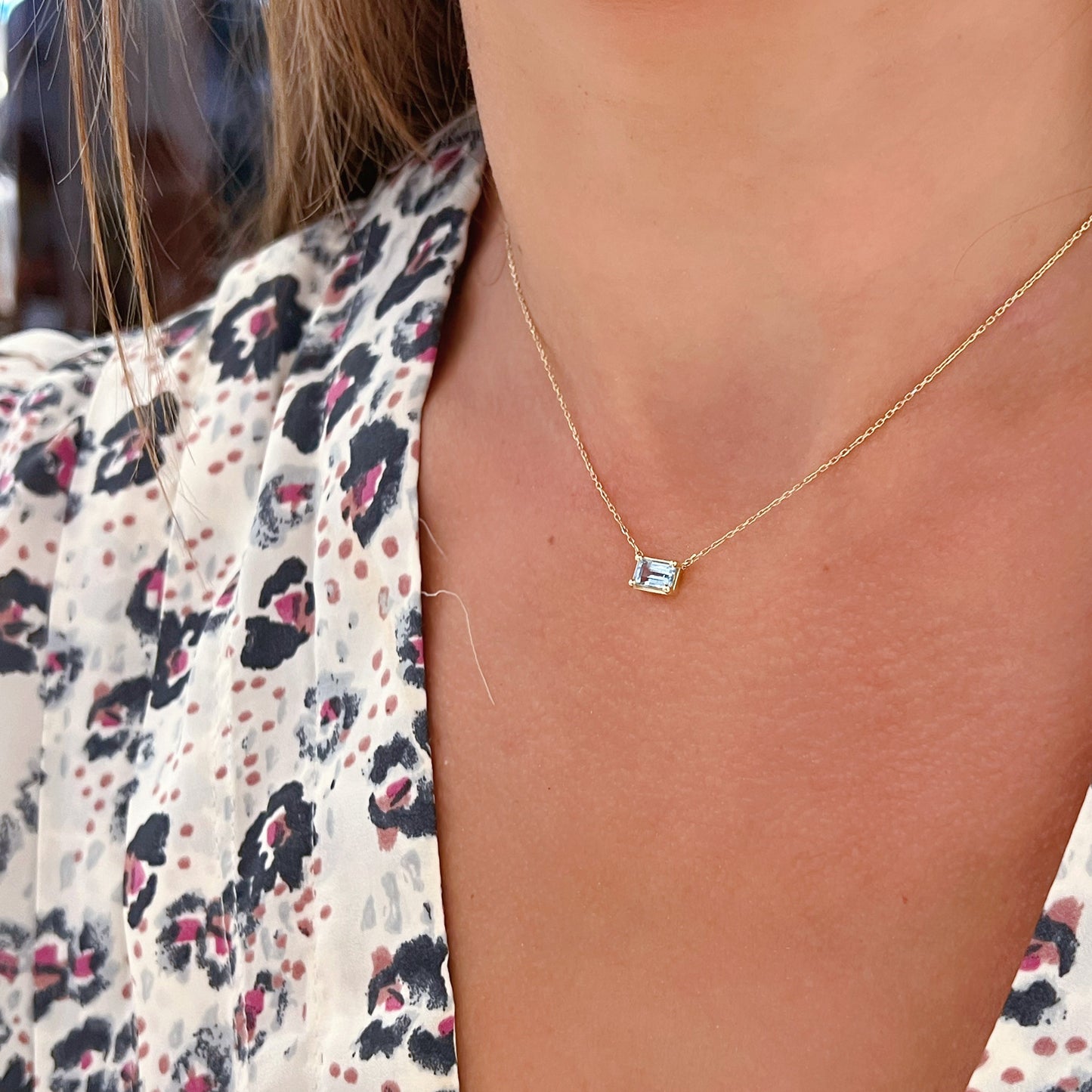Daphne Necklace - Sky Blue