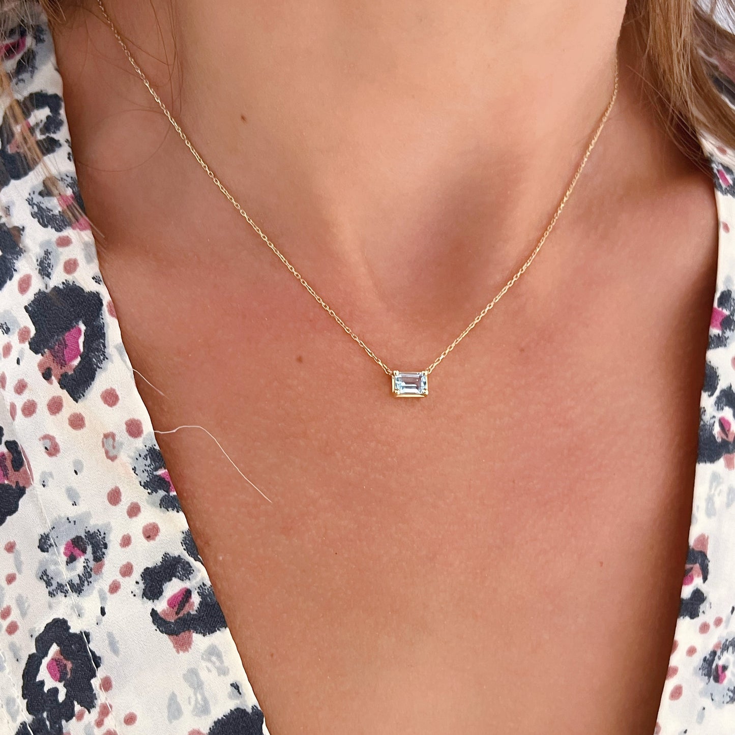 Daphne Necklace - Sky Blue