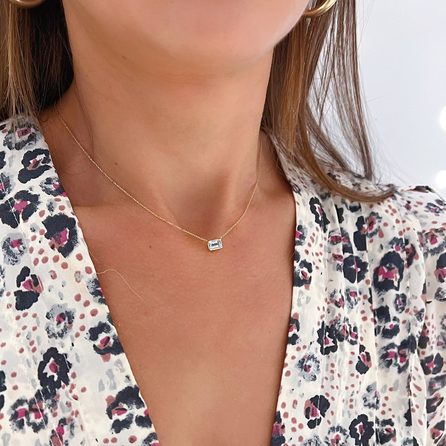 Daphne Necklace - Sky Blue
