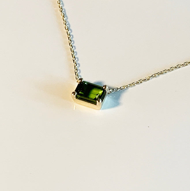 Daphne Necklace - Green Tourmaline