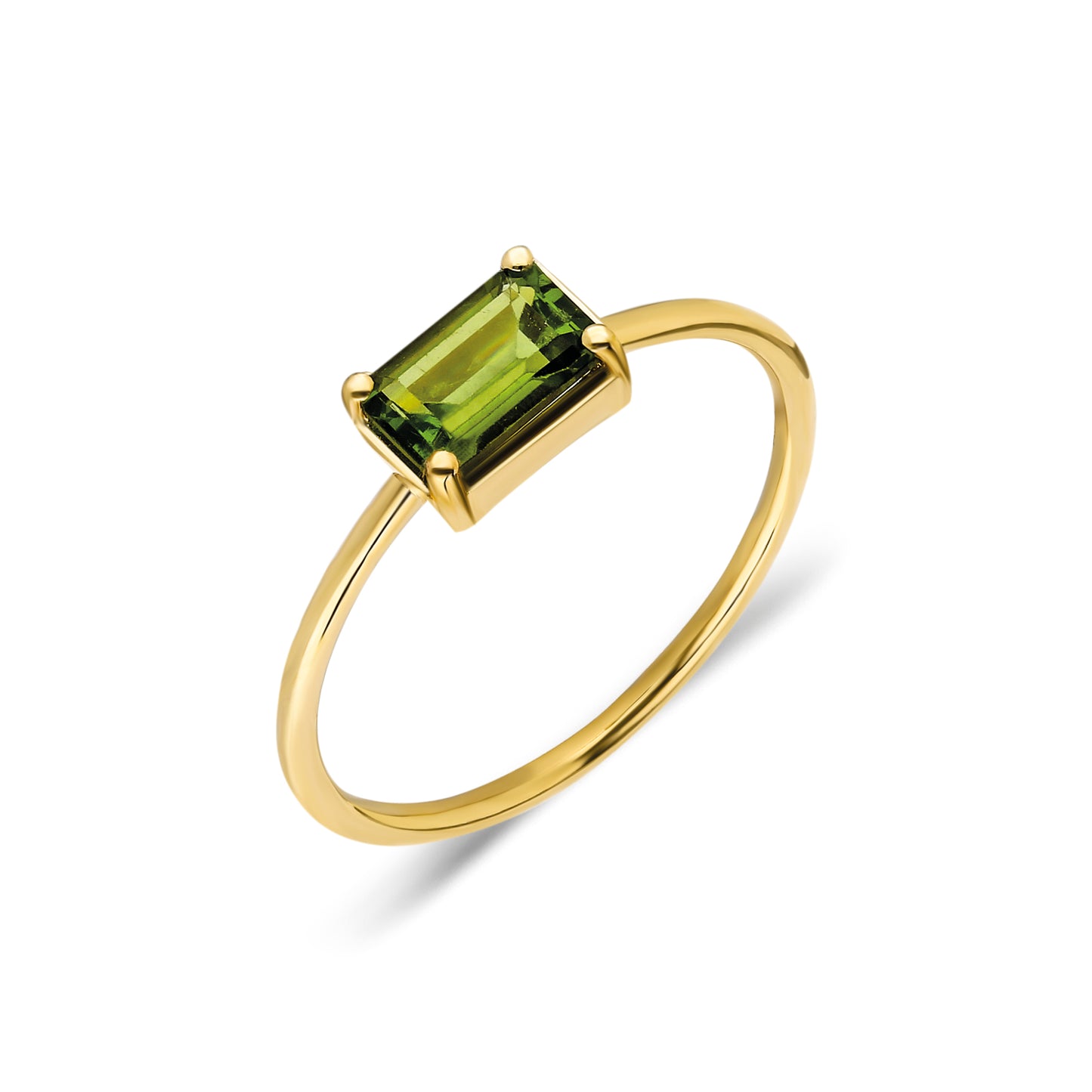 Daphne Ring - Green Tourmaline