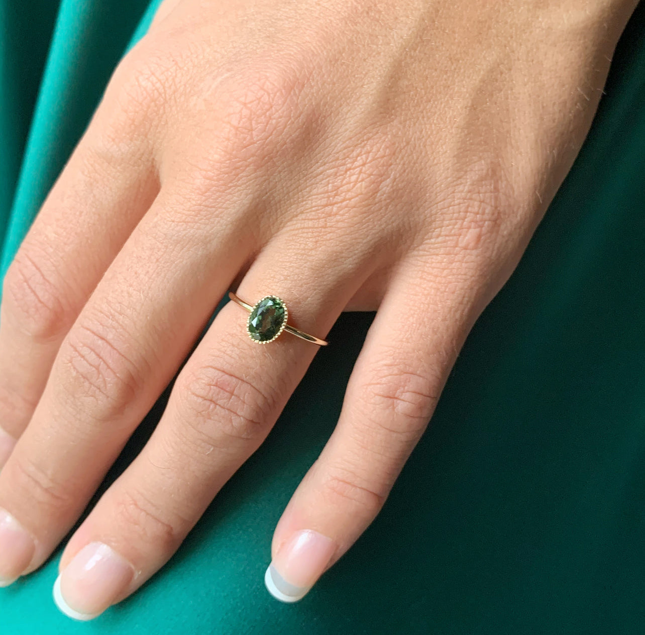 Irene Ring - Green Tourmaline