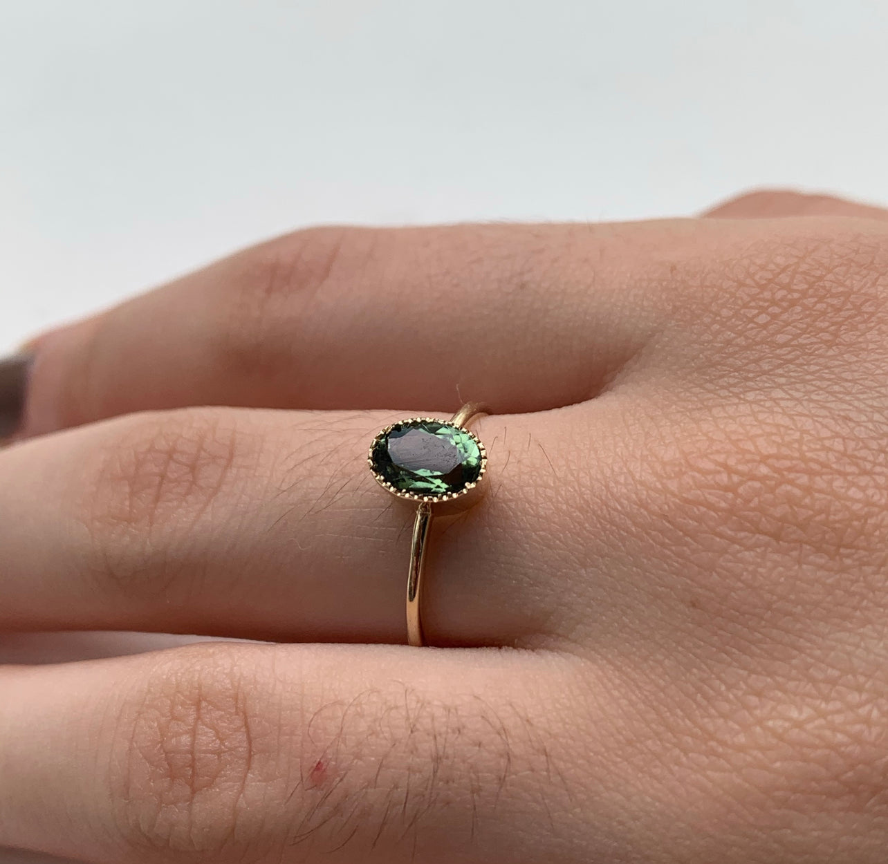 Irene Ring - Green Tourmaline