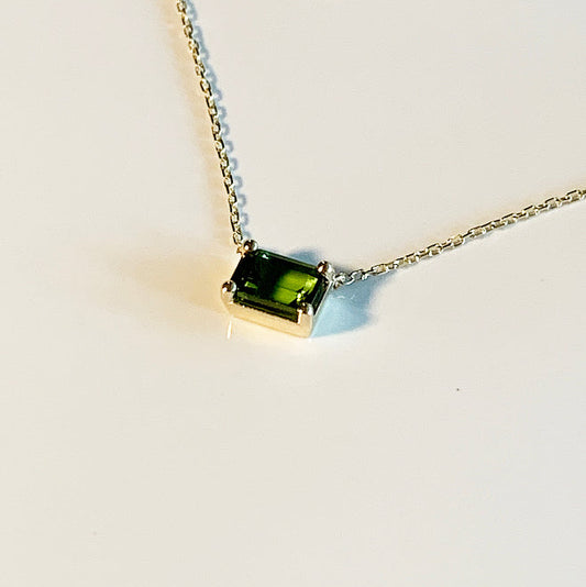 Daphne Necklace - Green Tourmaline